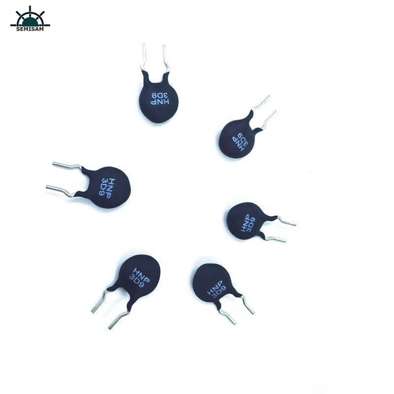 Original Hersteller Schnitt Blei Kurvenform Blei schwarz 3 Ohm 3D9 Durchmesser 9mm Widerstand Leistungsthermistor